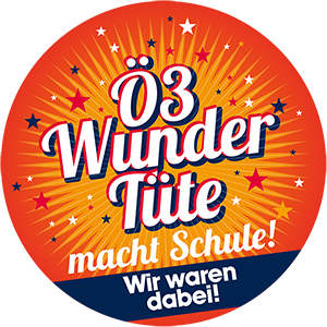 Banner Wir waren dabei - Die Ö3-Wundertüte macht Schule